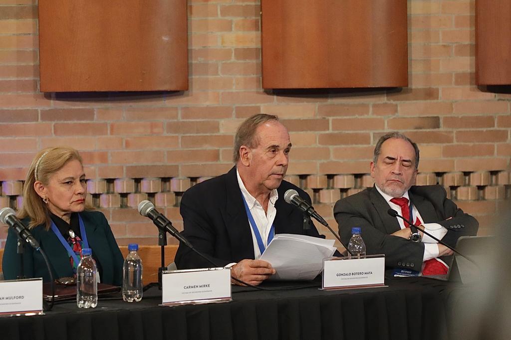 Audiencia de reconocimiento de secuestros de los excomandantes de las Farc. Foto: Cortesía JEP