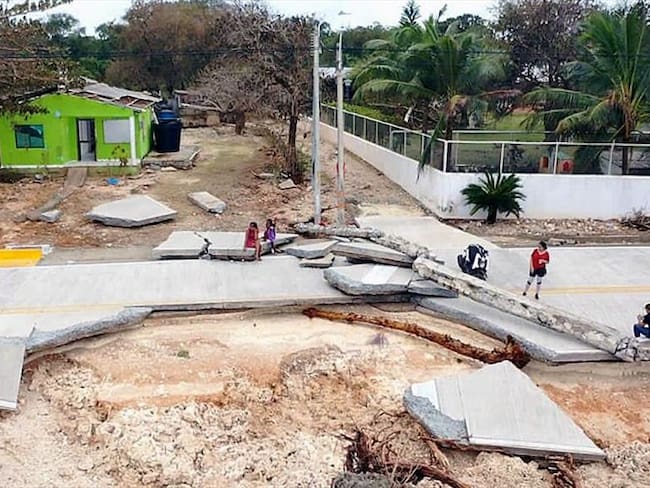 Zonas afectadas por huracán Iota. Foto: Getty Images