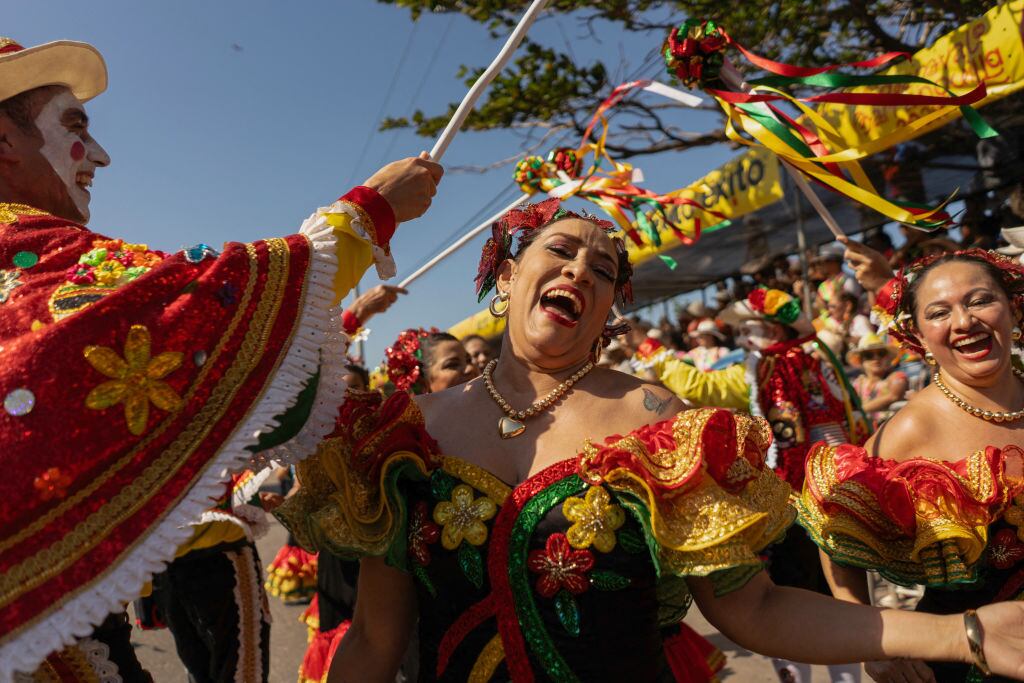 Celebraciones en Colombia. (Photo by CHARLIE CORDERO/AFP via Getty Images)
