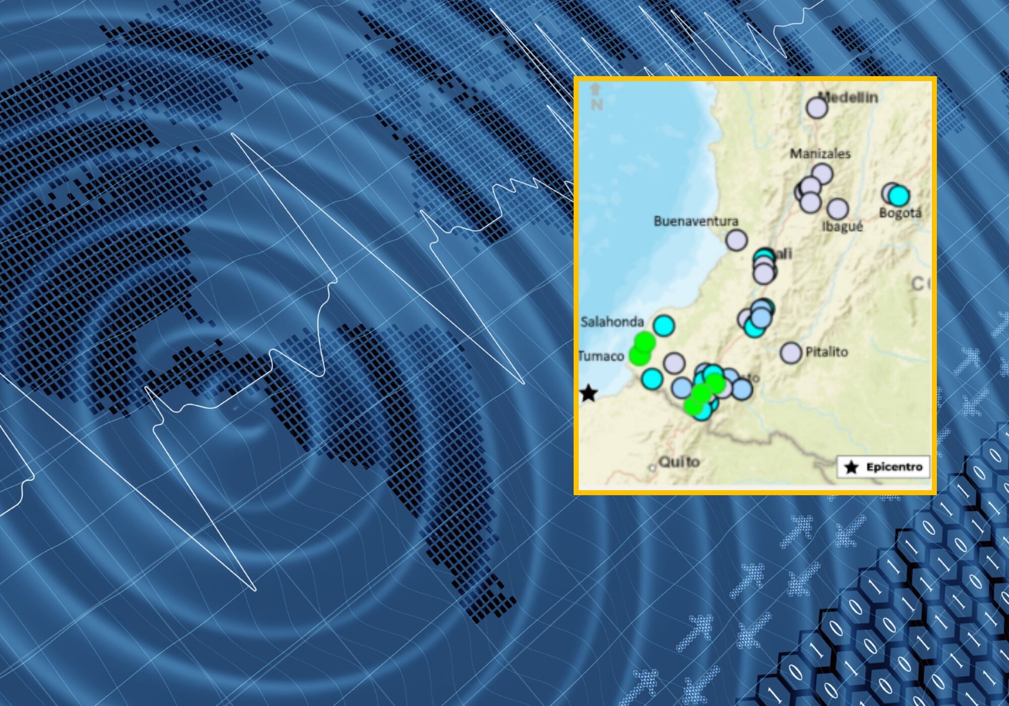 Imagen de referencia e información del Servicio Geológico Colombiano. Fotyos: Getty Images / SGC