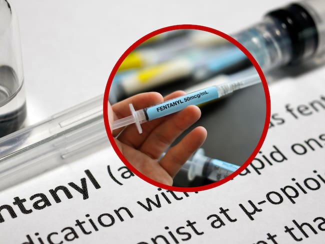 Collage imagen de referencia fentanilo. Fotos: Getty Images.