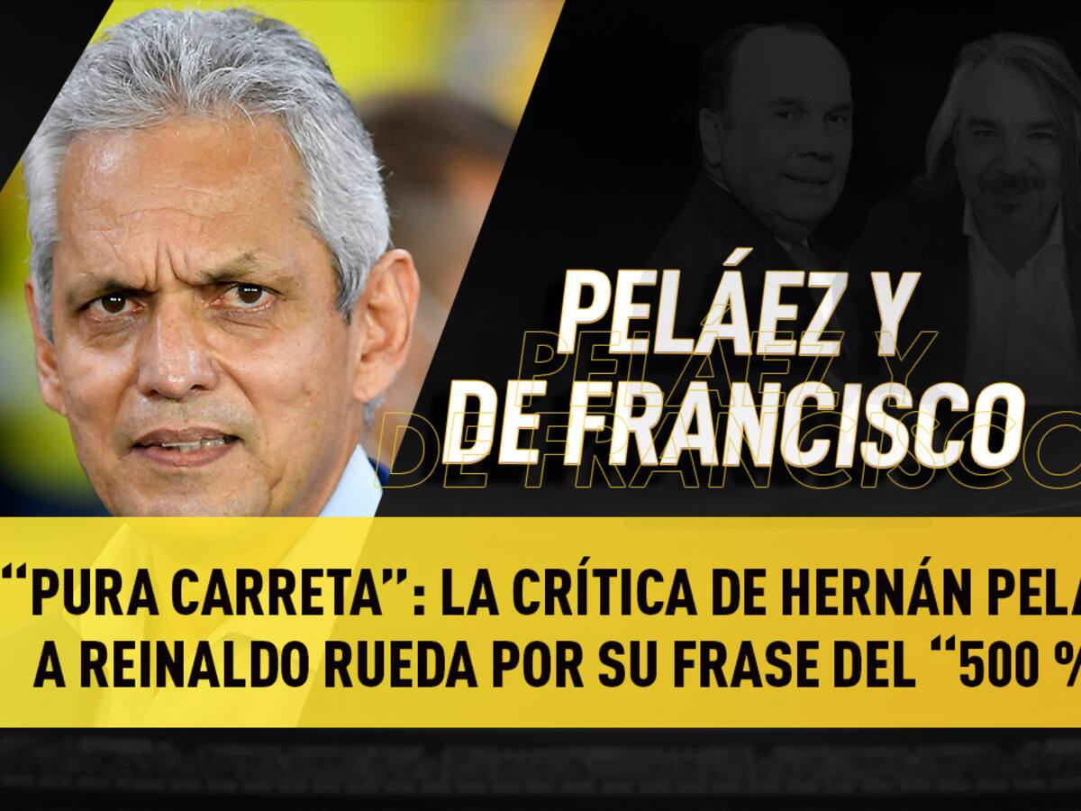 Escuche aquí el audio completo de Peláez y De Francisco de este 30 de marzo