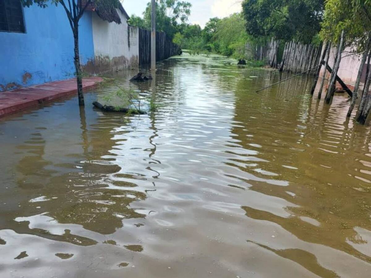 Corral Viejo, corregimiento de Remolino, Magdalena bajo el agua