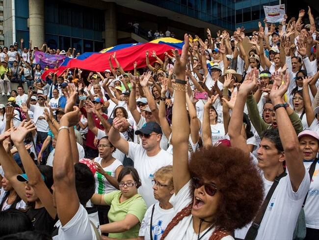 Protesta Venezuela. Foto: Agencia EFE