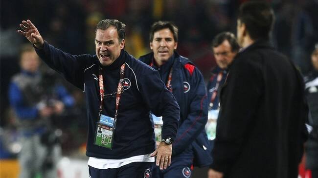 "El loco" Bielsa, el técnico que es la inspiración de Guardiola y Pochettino . Foto: Getty Images