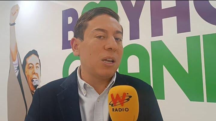El Gobernador electo de Boyacá, Carlos Andrés Amaya, se reunirá con varios ministros en Bogotá. Foto/ W Radio