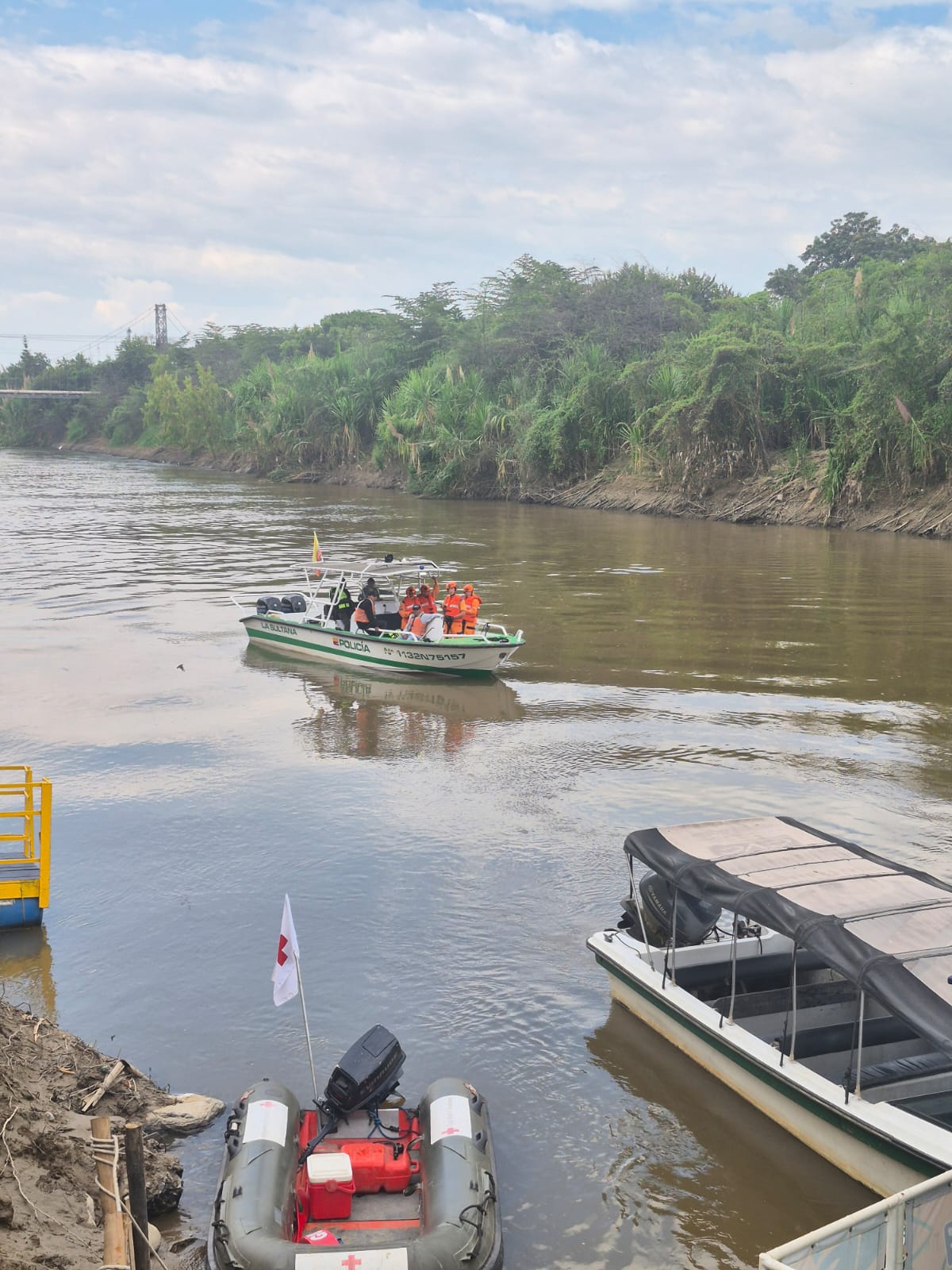 El operativo fue liderado por la Secretaría de Gestión del Riesgo. Foto: Defensa Civil Valle.