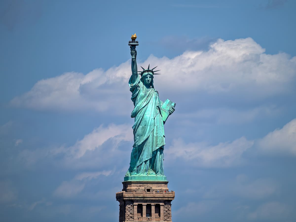 ¿Por qué la Estatua de la Libertad es verde? Este era su color original