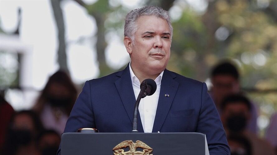Presidente de Colombia, Iván Duque. Foto: Colprensa - Camila Díaz