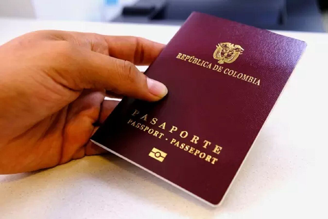 Pasaporte colombiano. Foto: Colprensa