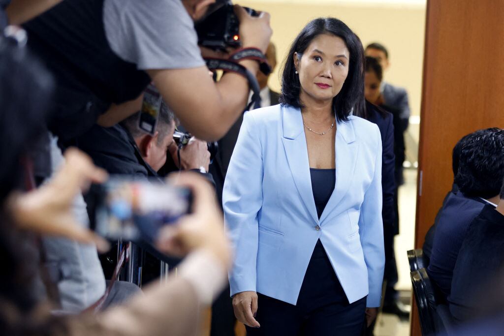 Keiko Fujimori. Foto: JUAN CARLOS CISNEROS/AFP via Getty Images