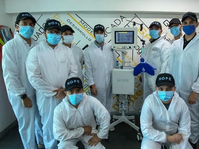 ‘Hope’, el ventilador 100% colombiano para atender a pacientes con COVID-19