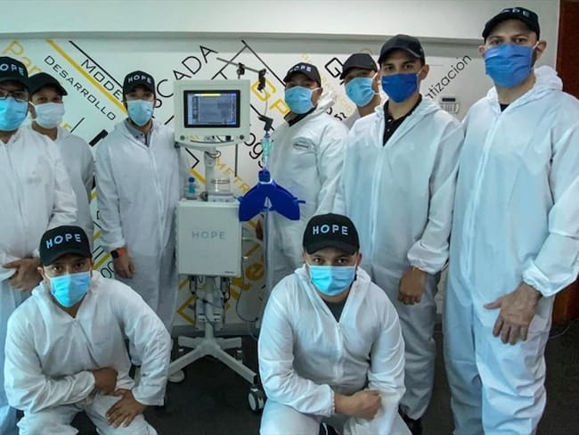 ‘Hope’, el ventilador 100% colombiano para atender a pacientes con COVID-19