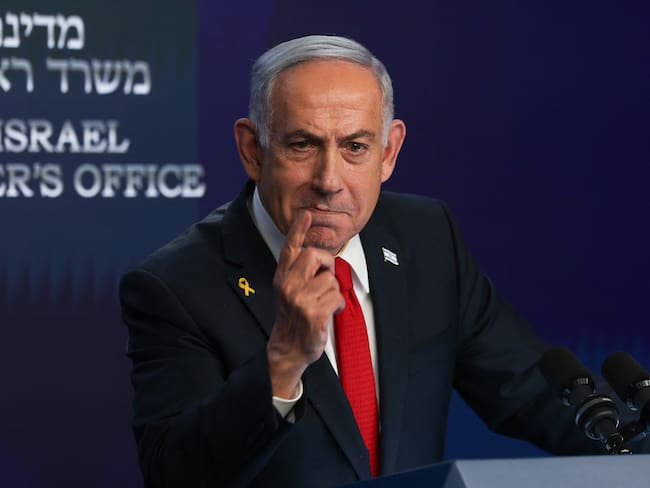 Benjamin Netanyahu. Foto: Ronen Zvulun / POOL / AFP via Getty Images.