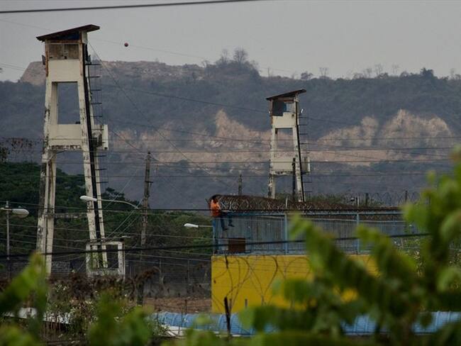 Cárcel en Guayaquil en donde hubo una masacre de reclusos. Foto: FERNANDO MENDEZ/AFP via Getty Images