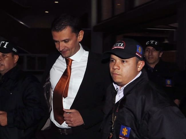 El juez 53 de control de garantías de Bogotá legalizó la captura de Emilio Tapia, Juan José Laverde y Luis Fernando Duque. Foto: Colprensa / GERMÁN ENCISO