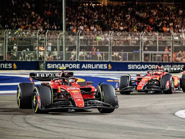 Carlos Sainz rompe la hegemonía de Red Bull y Verstappen. (Fórmula Uno, Singapur, Singapur) EFE/EPA/TOM WHITE