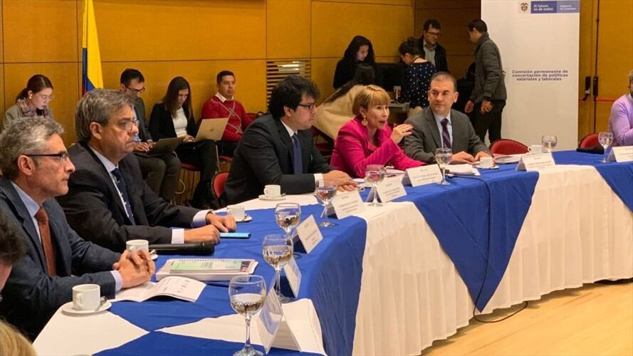 Incremento del salario mínimo del 2020. Foto: Twitter Ministerio del Trabajo @MintrabajoCol