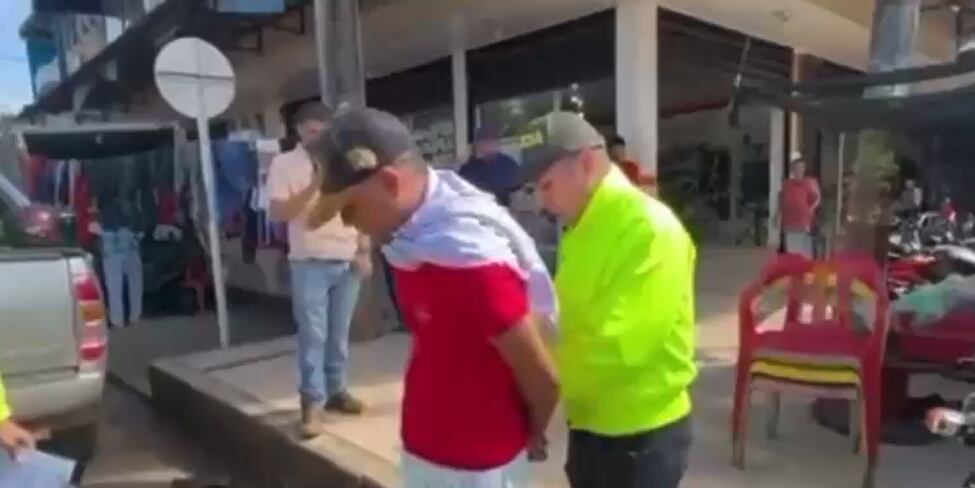 Captura de Manuel Cantuni Arias, alias ‘Cartulina’. Foto: Policía Nacional