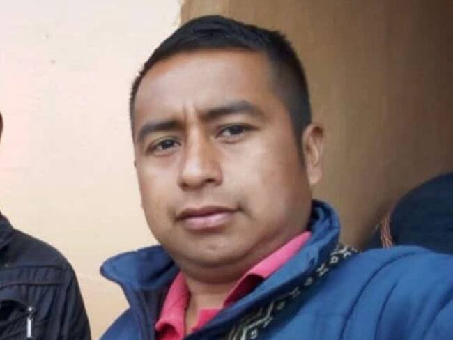 Líder del pueblo Nasa, Fredy Bomba Campo. Foto: CRIC.