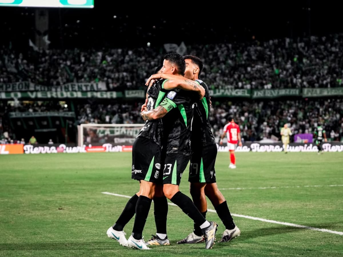 Nacional se pone al día con triunfo ante Santa Fe y se mantiene en el liderato de la Liga