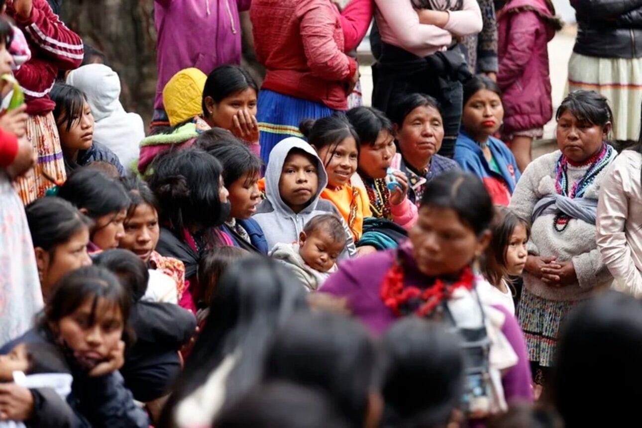 Desplazamiento de indígenas en Risaralda / Foto: EFE