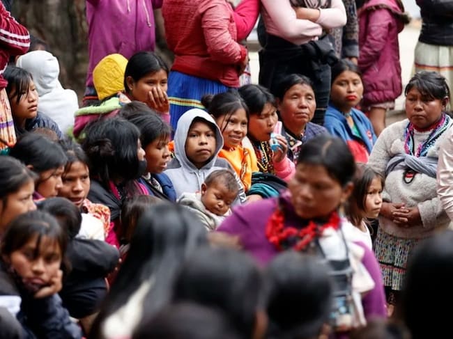 Desplazamiento de indígenas en Risaralda / Foto: EFE