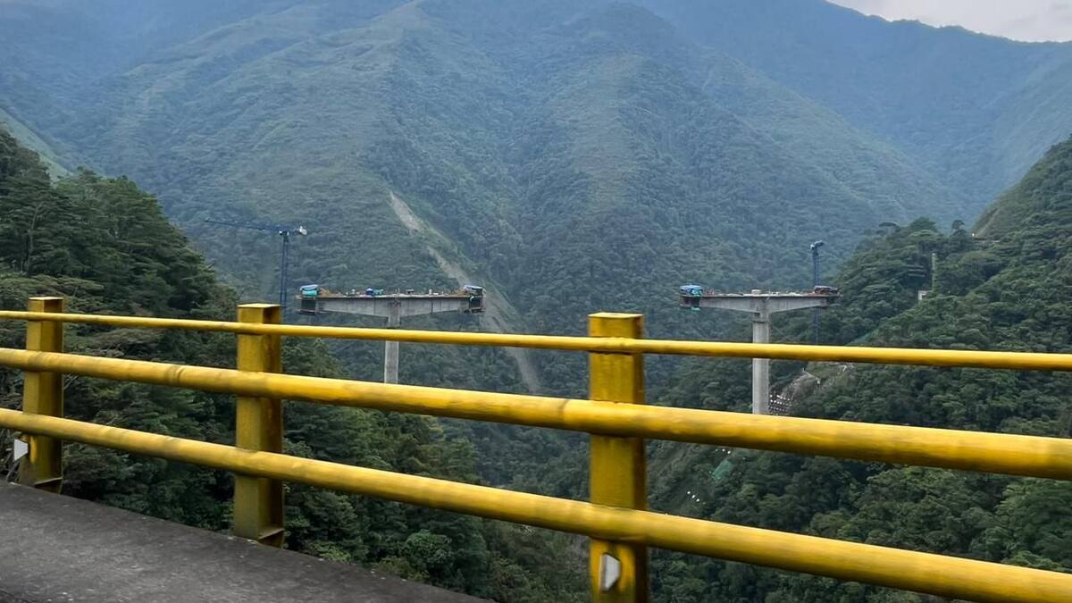Corficolombiana anuncia que el puente Chirajara estará listo en octubre