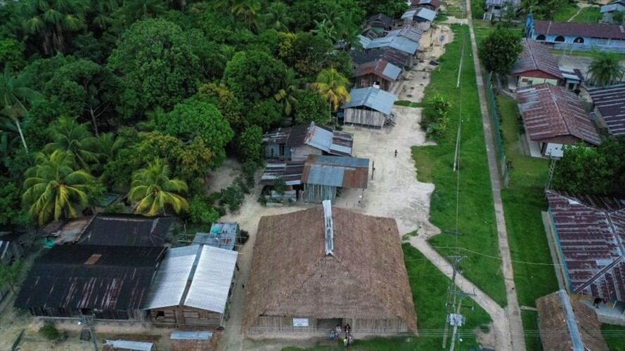 Manifestaciones por cierre del aeropuerto de Leticia. Foto: Getty Images