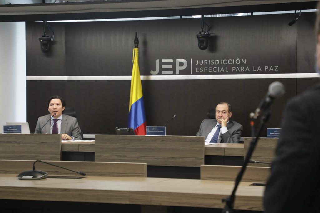 Sala de Reconocimiento de la Jurisdicción Especial para la Paz. Foto: Cortesía JEP.