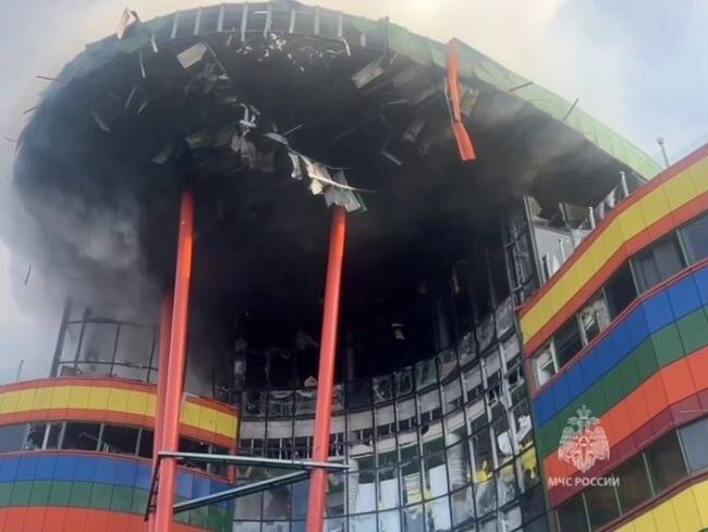 Explosión en Vladikavkaz. Foto: Getty Images.
