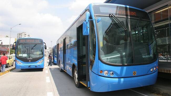 Hay mucha inseguridad, casi nunca hay vigilancia: usuaria del MIO. Foto: Colprensa