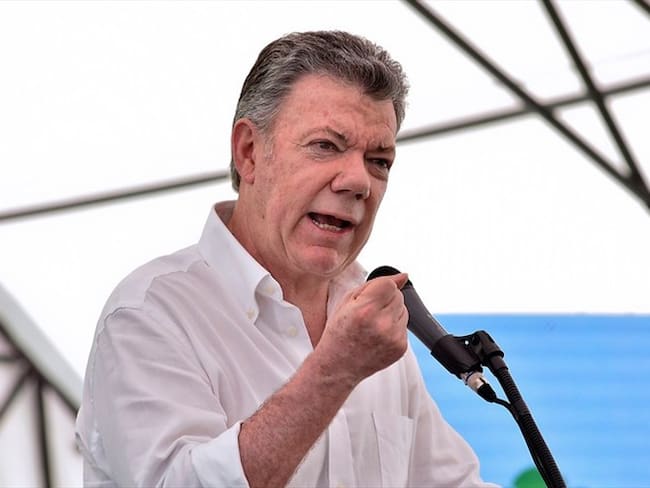 Juan Manuel Santos pidió a las fuerzas políticas que rechacen los asesinatos contra líderes sociales. Foto: Colprensa