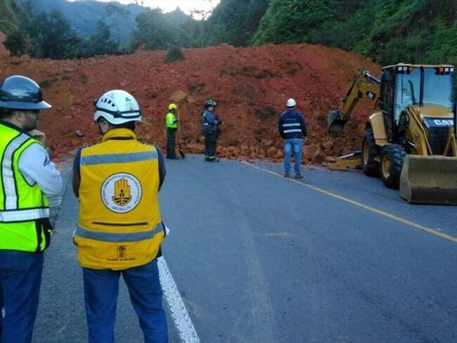 Vía Medellín-Santa Fe de Antioquia sería habilitada esta noche, sí cesan las lluvias