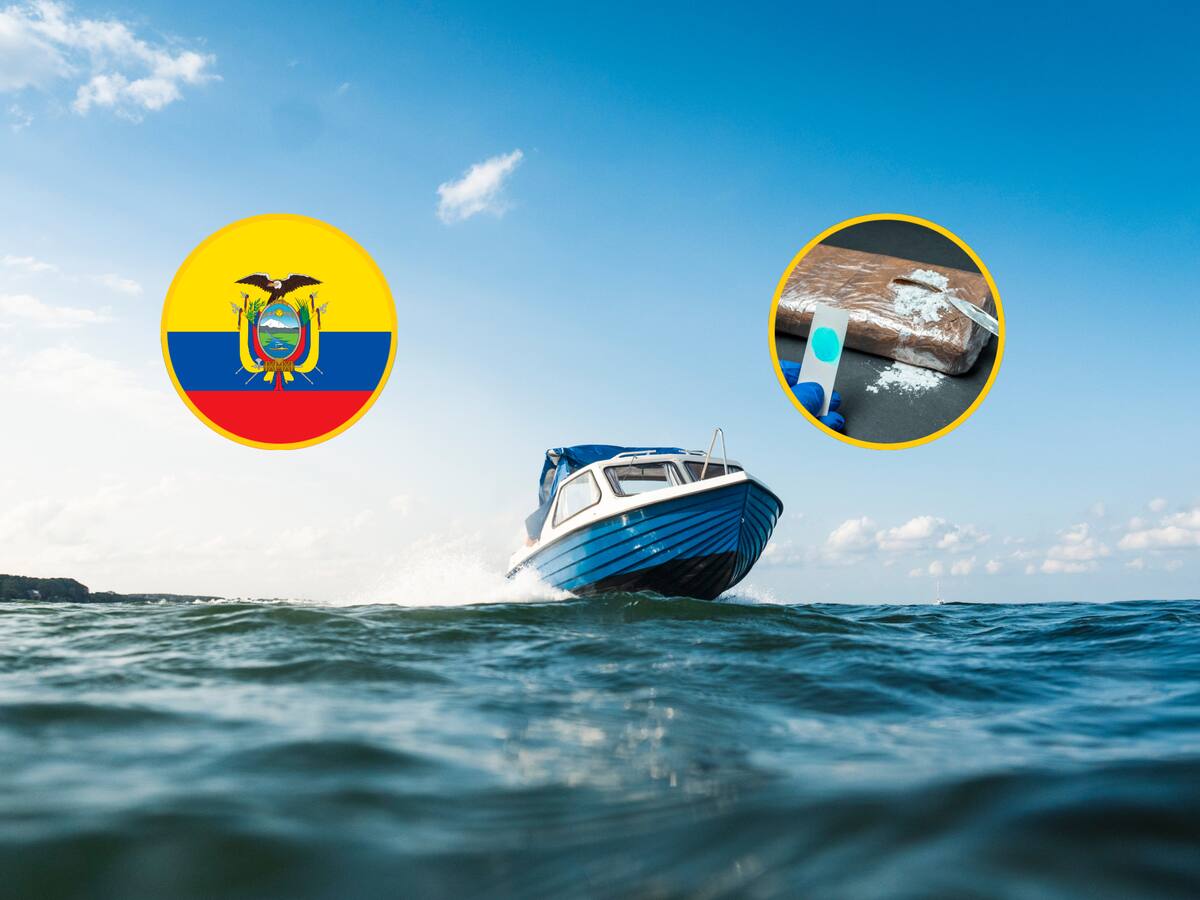 Ecuador decomisó veinte sacos de droga de una ‘narcolancha’ a 370 kilómetros de la costa