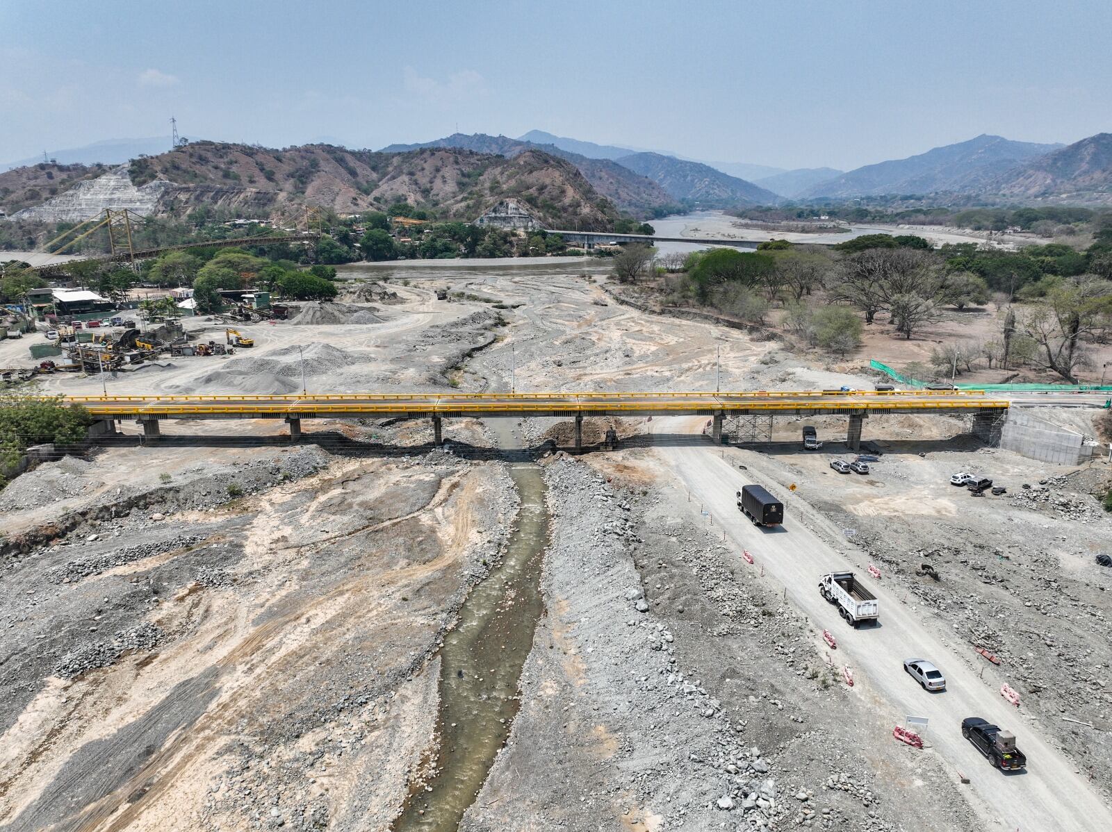 Finalizó la reparación del puente Tonusco que conecta a Medellín con el Urabá antioqueño. Foto: Suministrada.