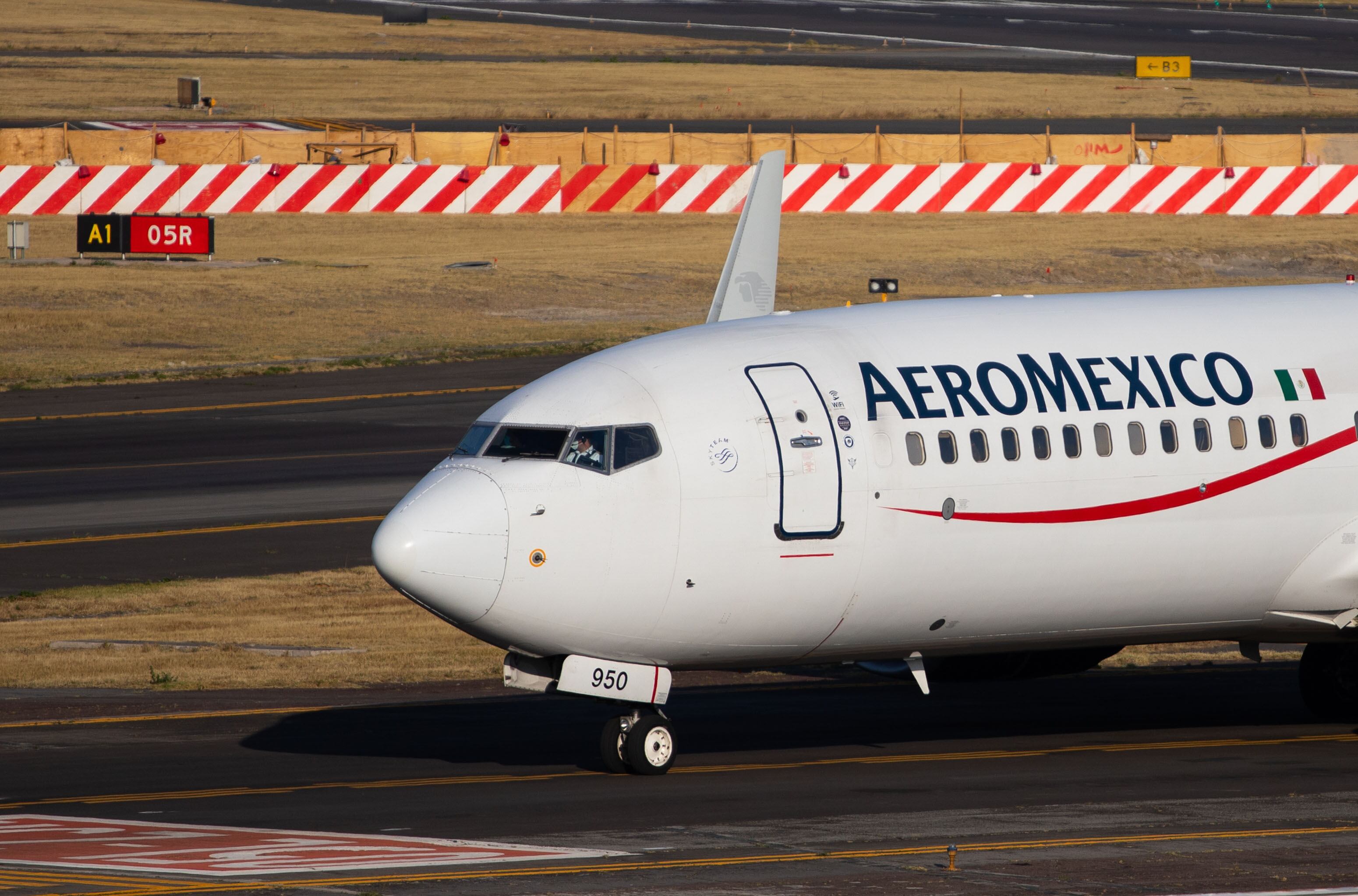 Aeroméxico, imagen de referencia. (Photo by Daniel Cardenas/Anadolu Agency via Getty Images)