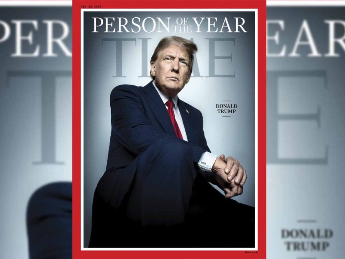 Donald Trump fue elegido como ‘Persona del Año 2024′ para la revista Time