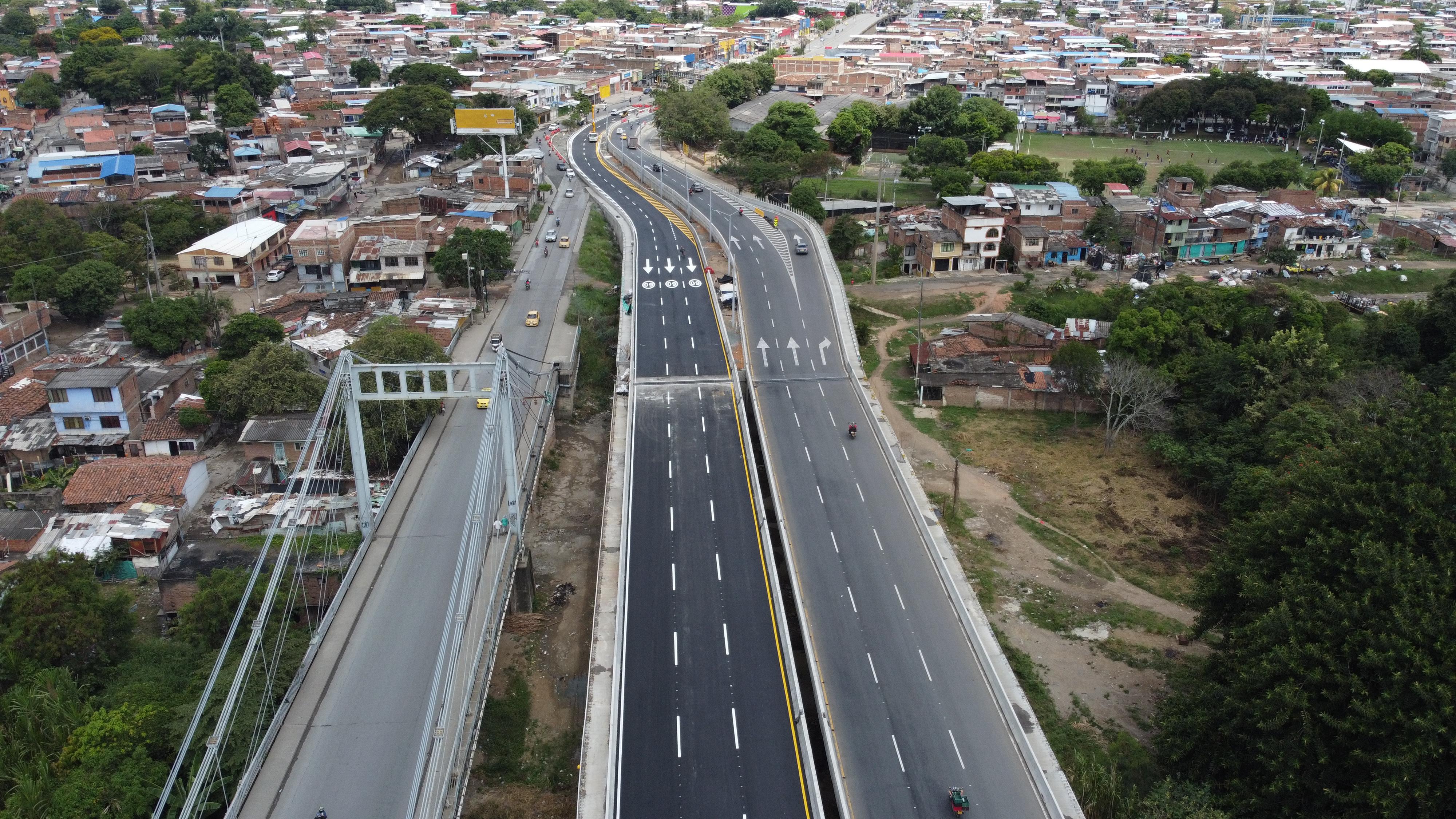 Nuevo puente de Juanchito. Foto: Gobernación del Valle del Cauca.