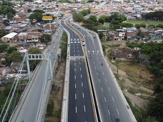 Nuevo puente de Juanchito. Foto: Gobernación del Valle del Cauca.