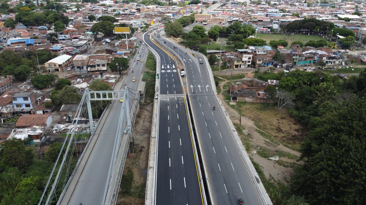 Habilitan calzada sur del nuevo puente de Juanchito