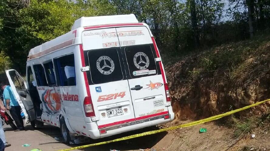 Accidente en Santander. Foto: Cortesía
