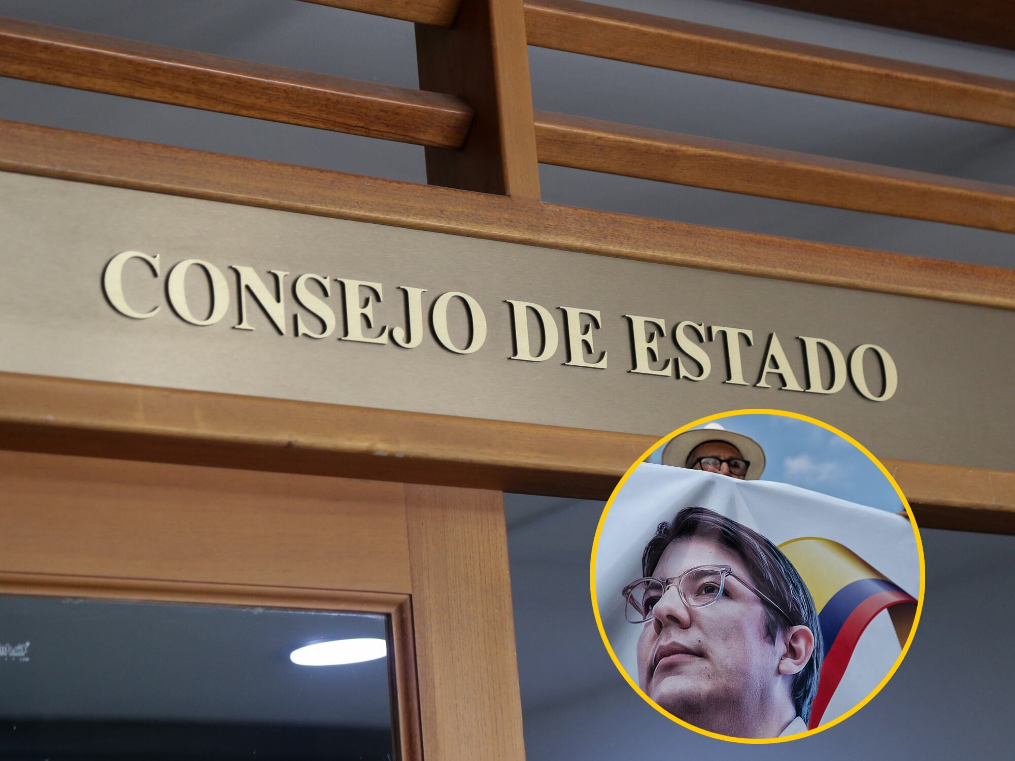 Miguel Uribe y Consejo de Estado. Fotos: Getty Images y Colprensa.