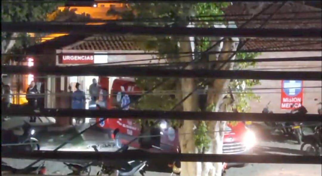El Cuerpo de Bomberos Voluntarios de Corinto rechazó el suceso e informó que afortunadamente los cuatro socorristas salieron ilesos de la situación. Crédito: foto suministrada.