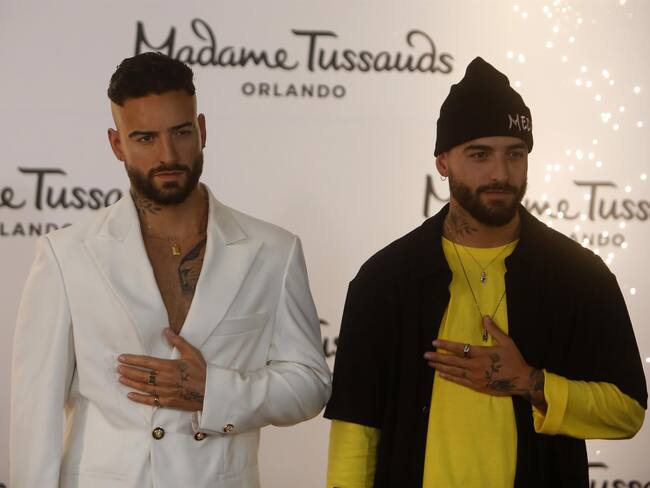 El museo Madame Tussauds reveló la figura de cera de Maluma. Foto: EFE