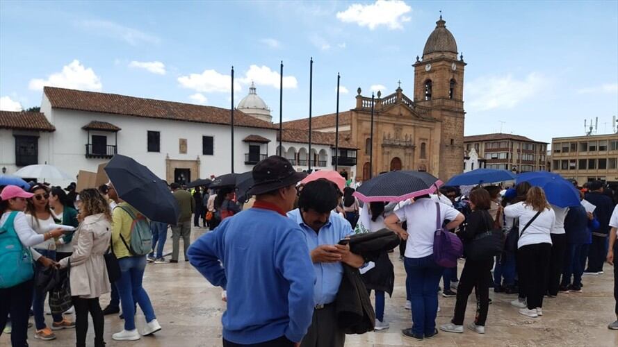 Es de recordar que el presidente de Fecode, Nelson Alarcón, denunció que en Sogamoso hay profesores amenazados.  . Foto: La W