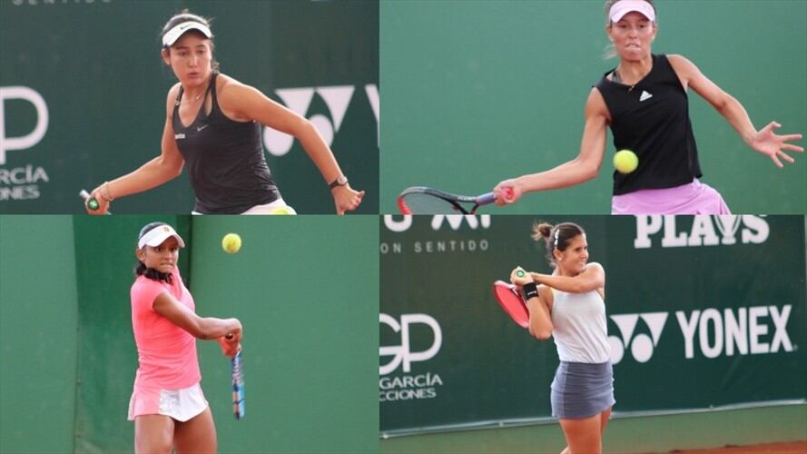 Colombianas fueron eliminadas del Pueblo Viejo Open de Tenis. Foto: Tomada de matchtenis
