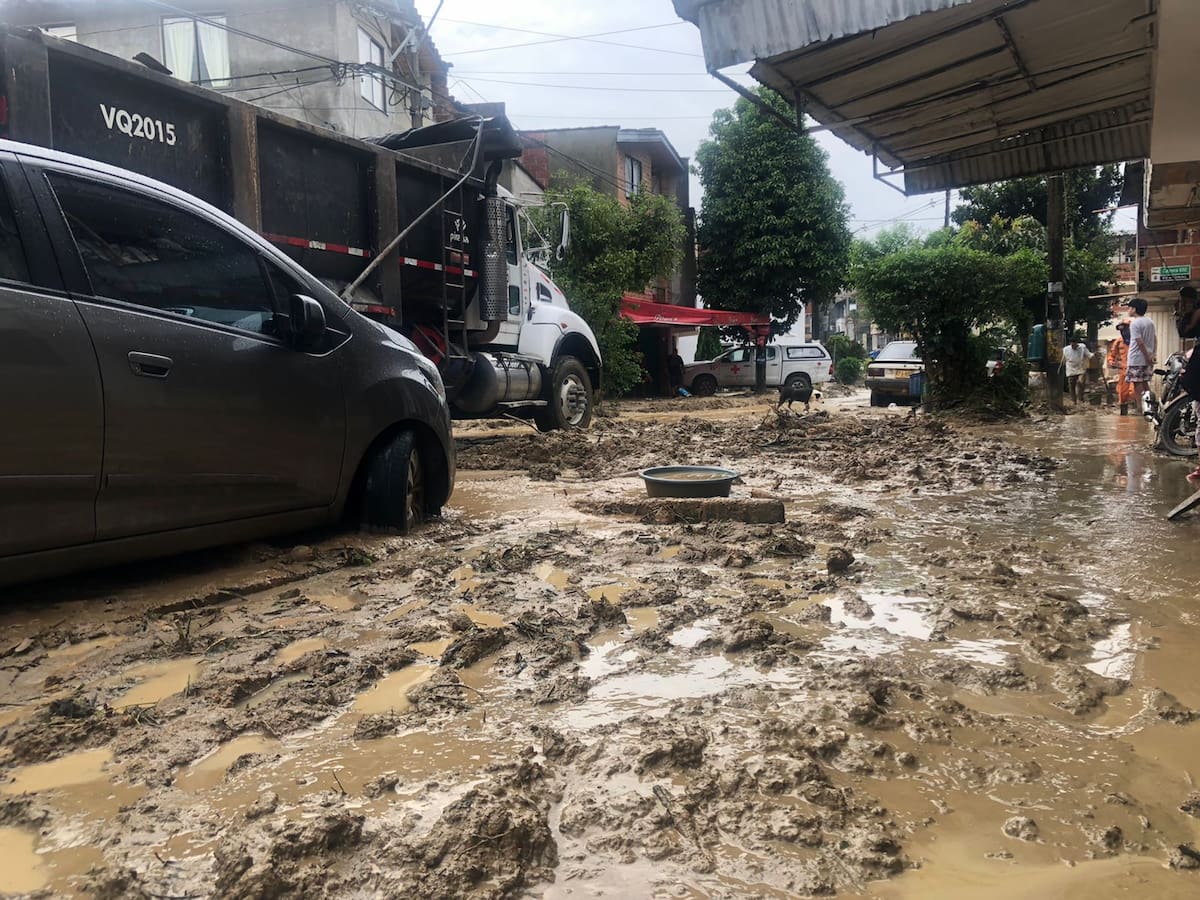 Emergencia por un deslizamiento de tierra en Itagüí, Antioquia