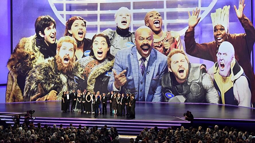 La famosa serie “Juego de Tronos”, de HBO, fue la ganadora en la categoría a “Mejor serie dramática”.. Foto: Getty Images