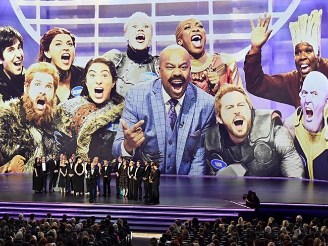 La famosa serie “Juego de Tronos”, de HBO, fue la ganadora en la categoría a “Mejor serie dramática”.. Foto: Getty Images